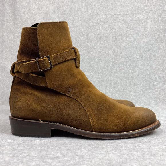 Thursday Boot Co Mens Size 8 Cognac Suede Rogue Boots - Picture 2 of 9